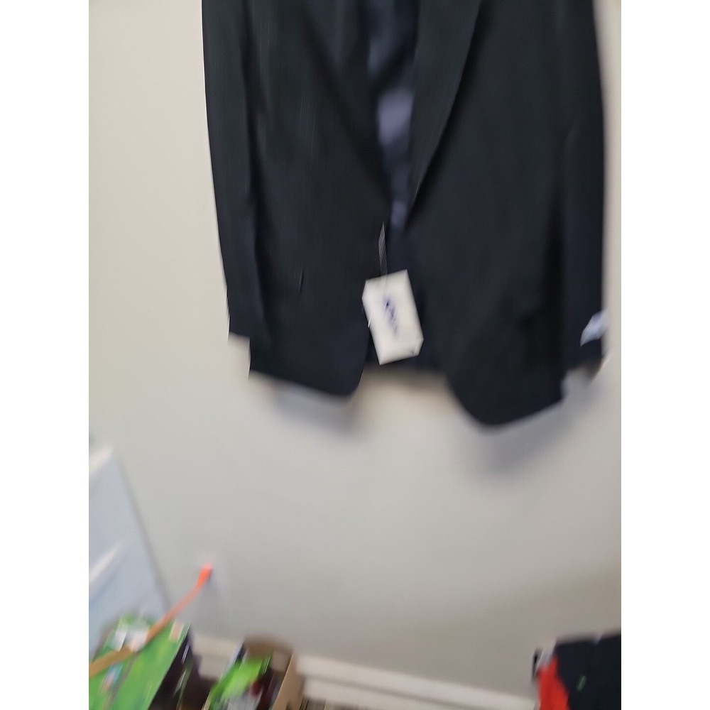 Haband  Duke Jacket Sport Coat Blazer 40R Blue Pinstripe New - Picture 2 of 7